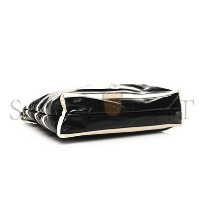 シャネル マスター シャイニーカーフスキン ストライプ 22 スモールハンドバッグ AS3260 (37*35*7cm)