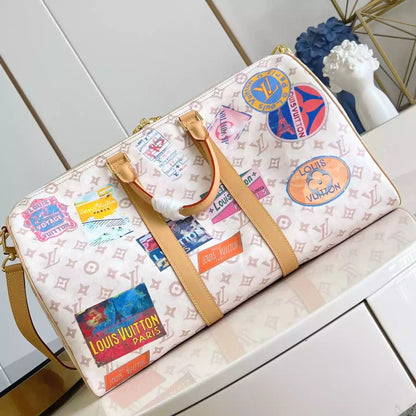 キーポル バンドリエール 45 モノグラム デューン キャンバス – LW309