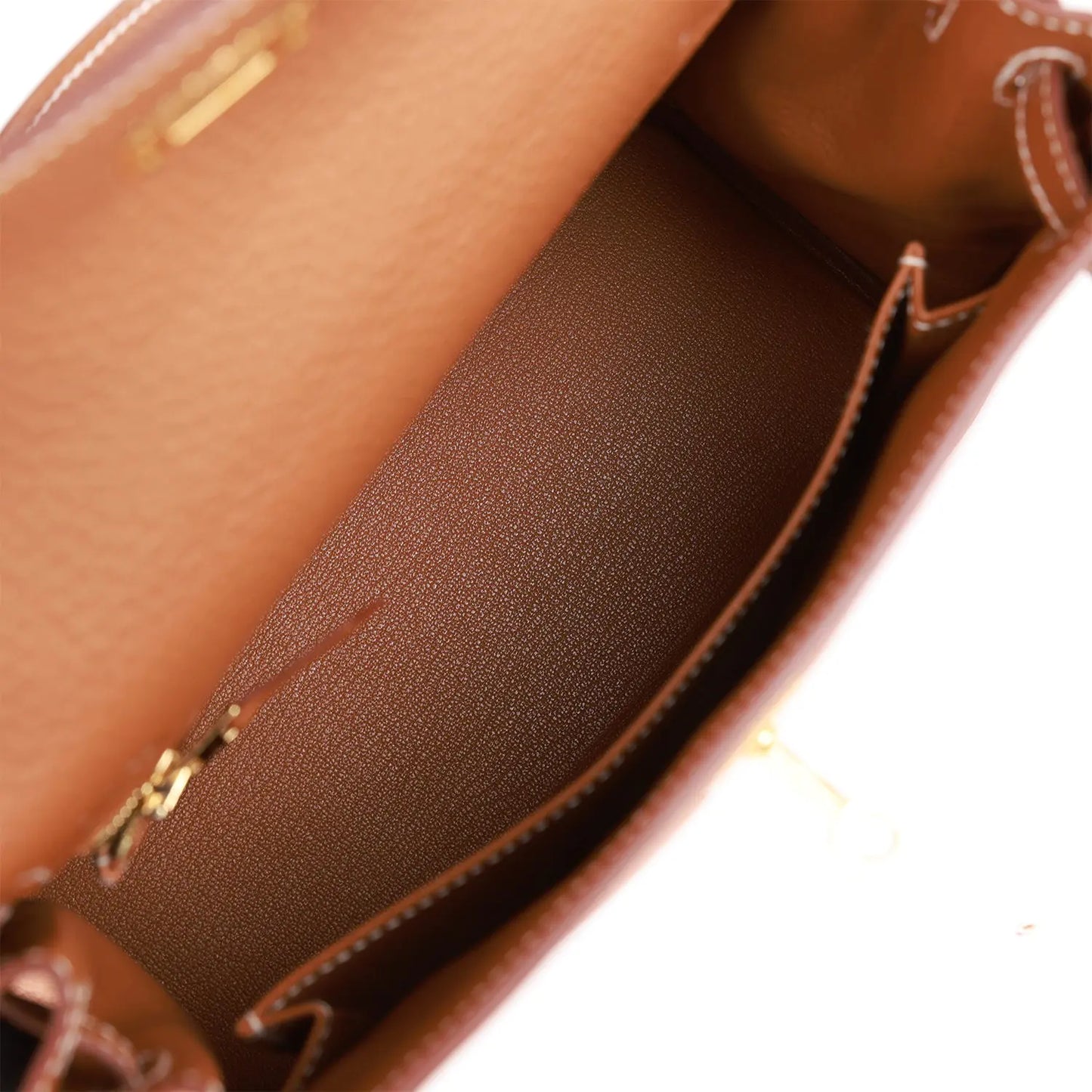 エルメス ケリー ルトゥール 25 ゴールド トゴ ゴールド金具