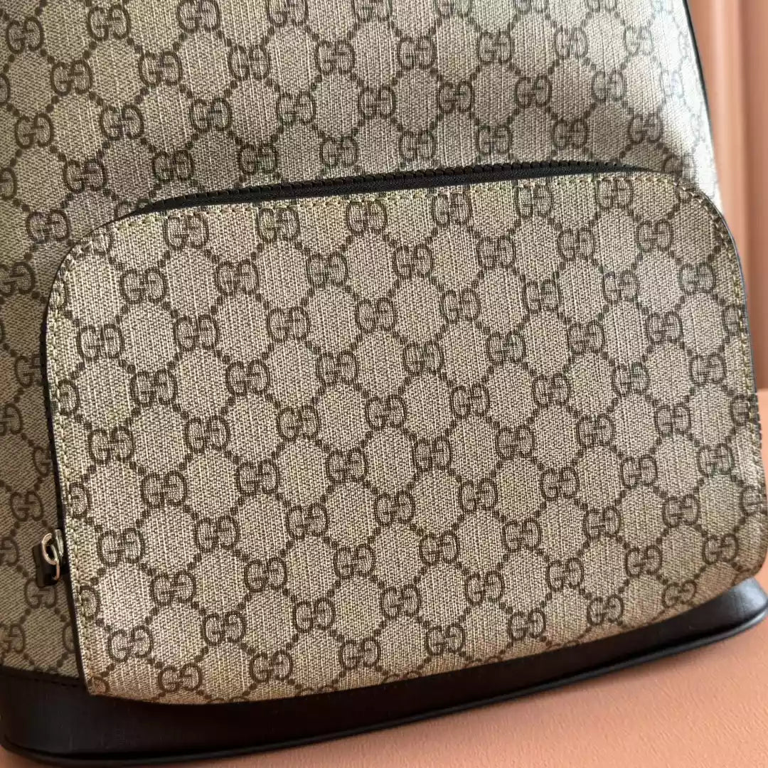 グッチ GGスプリーム メンズ バックパック ブラウン ブラック – BG069