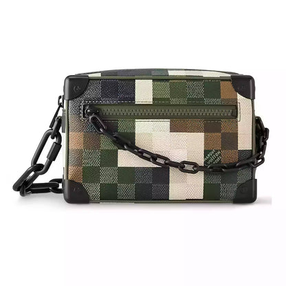 ミニソフトトランク グリーン ダモフラージュ コーティングキャンバス M24581 – LW234