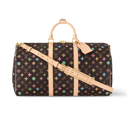 LV キーポル バンドリエール 50 バッグ（チョコレートモノグラム クラギーコーティングキャンバス） – LW176