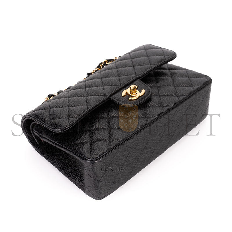 シャネル キャビア キルティング スモール クラシック フラップ 1300249 (23*14*6cm)