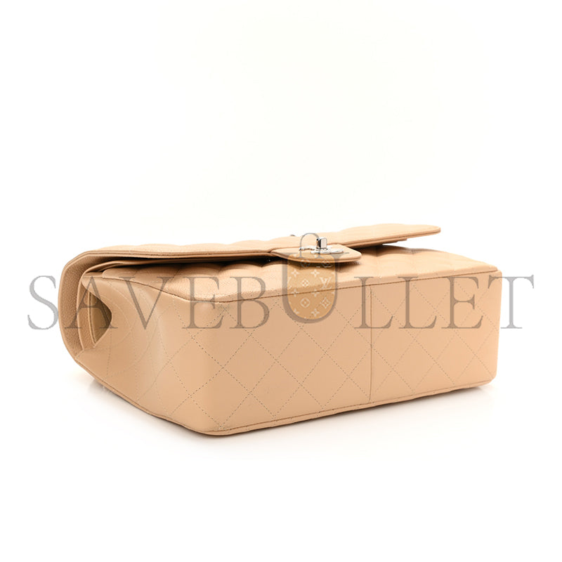 シャネル キャビア キルティング ジャンボ ダブルフラップ 1153723 (30*19*9cm)