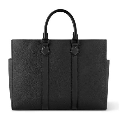 サックプラット 24H トートバッグ 型押しトリヨンモノグラム 牛革 M21865-LW218