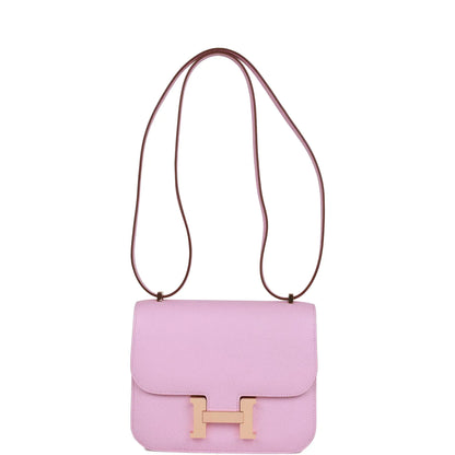 エルメス コンスタンス 18 モーヴシルベストル エプソン ローズゴールド金具