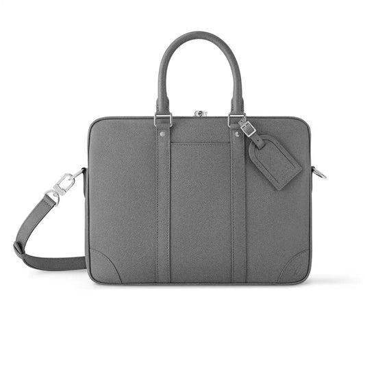 ポルト ドキュメント ヴォヤージュ PM グレー タイガレザー M11659 – LW323