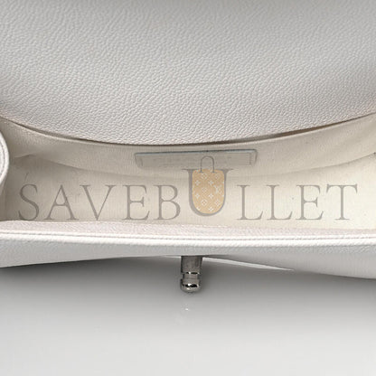 シャネル キャビアキルティング スモールボーイ フラップ ホワイト A67085 B10211 10601 (20*12*8cm)