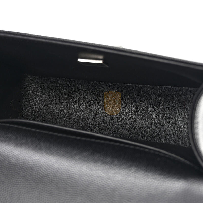 シャネル キャビア スモール キルティング ボーイ フラップ ブラック A67085 Y83338 94305 (20*12*8cm)