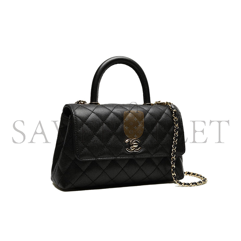 シャネル マスター スモール トップハンドル フラップバッグ A92990 (24*14*10cm)