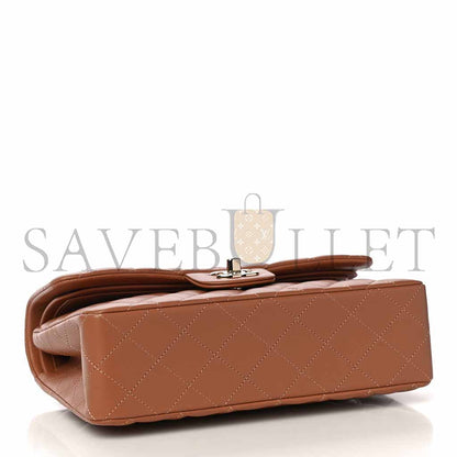 シャネル ラムスキン キルティング スモール ダブルフラップ ブラウン AS1117 (23*14.5*6cm)