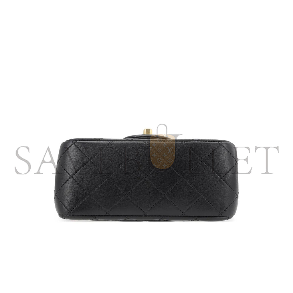 シャネル マスター カメリア アジャスタブル バックル チェーン フラップ バッグ AS1786 (18*13*7cm)