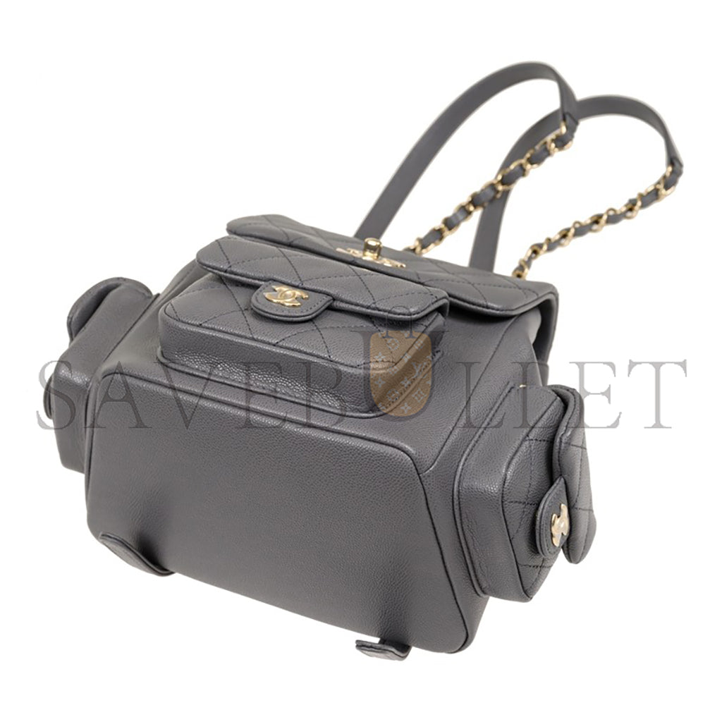 シャネル マスター デュマ グレー バックパック AS4398 (21.5*19.5*12cm)