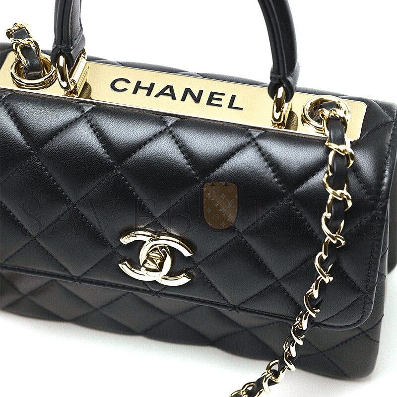 シャネル マスター ミニ フラップバッグ トップハンドル付き AS4654 (20*15*8cm)