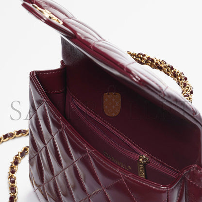 シャネル マスター フラップバッグ トップハンドル付き AS5043 (25*17*8cm)