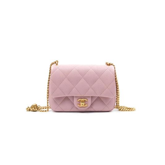 シャネル マスター キャビア キルティング ミニ スイートハート フラップ AS4040 (19*13*5cm)