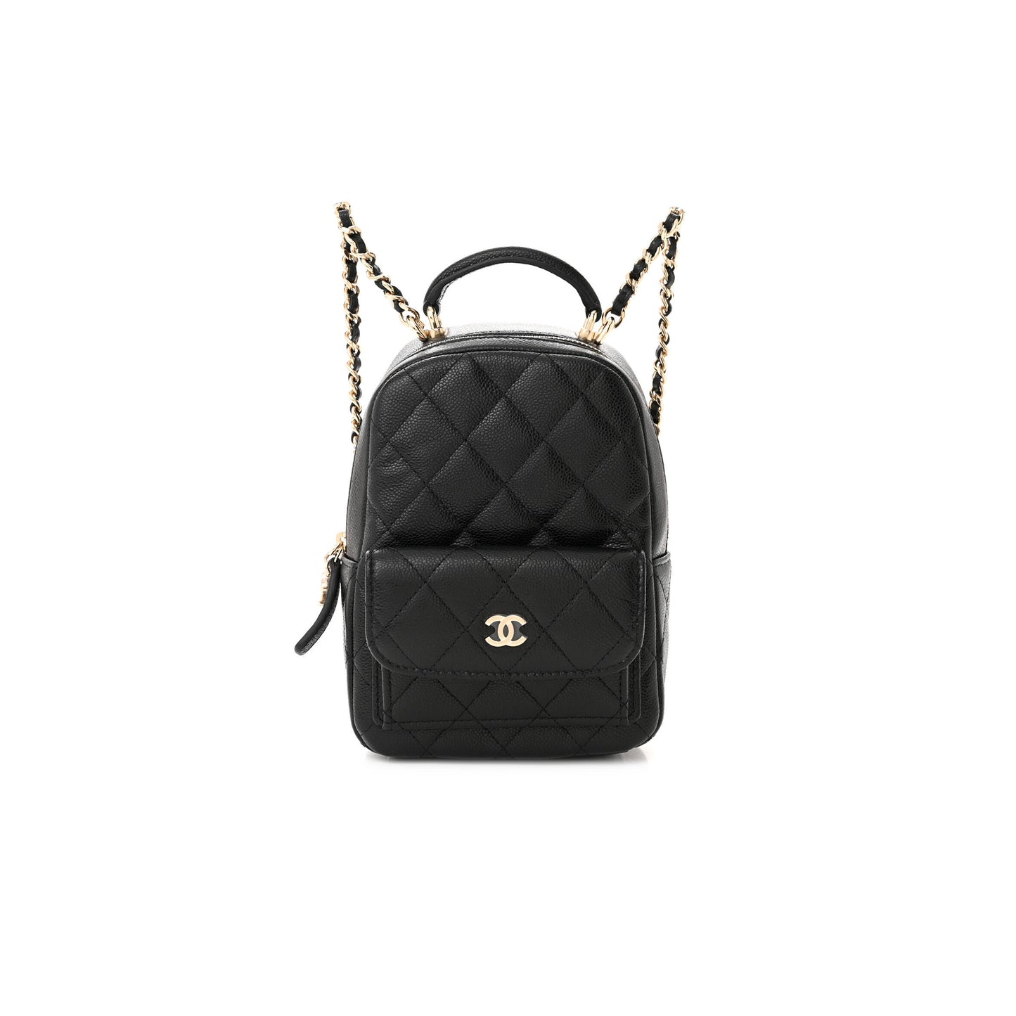 シャネル マスター キャビア キルティング CC ミニ クラシック バックパック AP3753 (18*13*9cm)