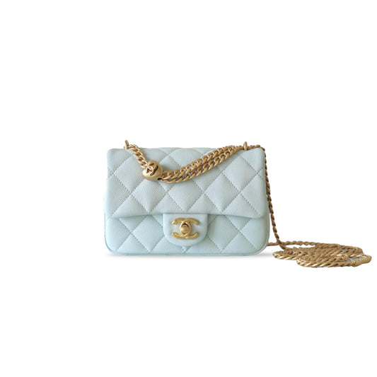 シャネル マスター キャビア キルティング ミニ スイートハート フラップ 1302541 (19*13*5cm)