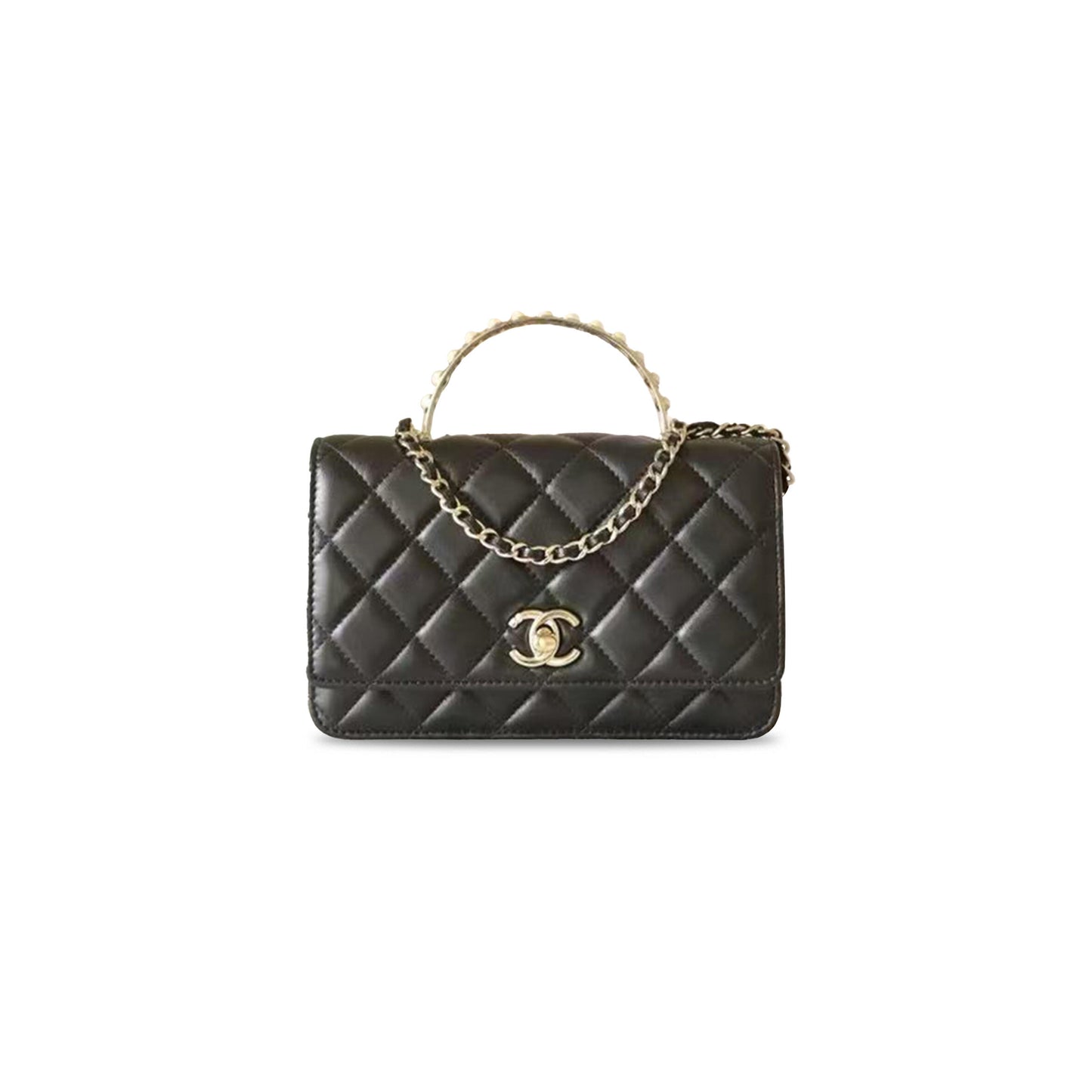 シャネル マスターウォック パールトップハンドル AP3952 (19×11×4cm)