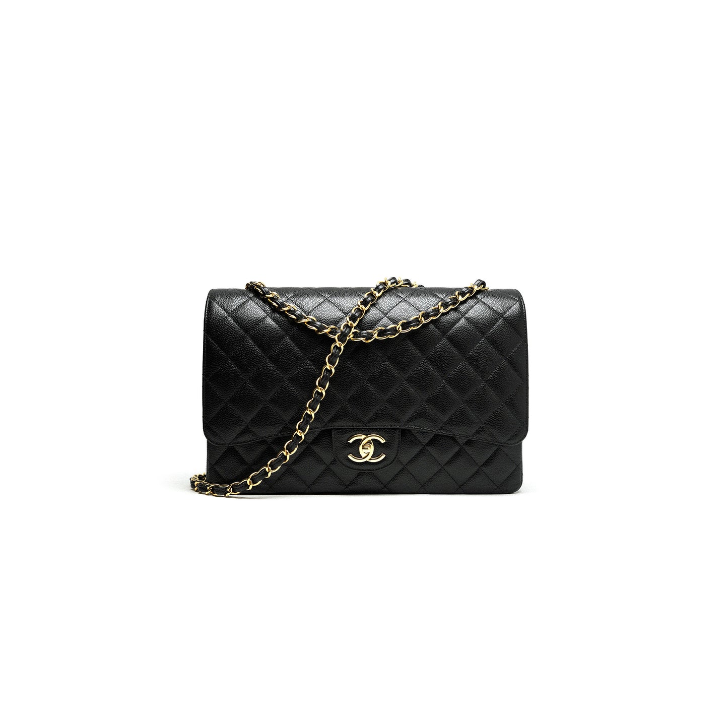 シャネル マキシ クラシック ハンドバッグ A58601 Y01864 C3906 (33*23*10cm)