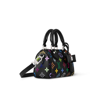 ルイ・ヴィトン 村上 LV X TM ナノ スピーディ M13406 (16*10*7.5cm)