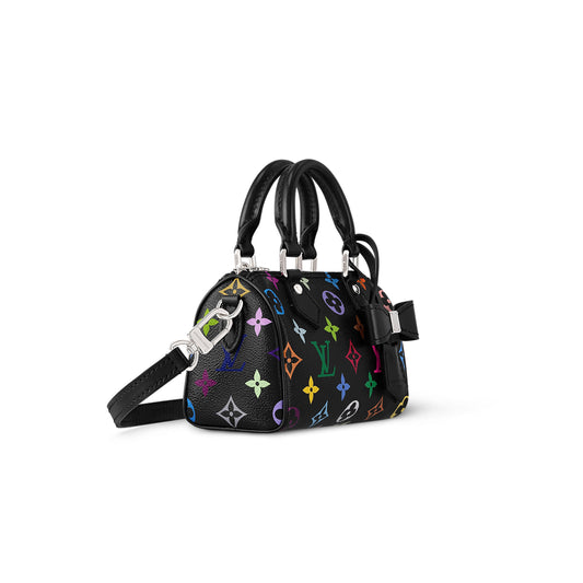 ルイ・ヴィトン 村上 LV X TM ナノ スピーディ M13406 (16*10*7.5cm)