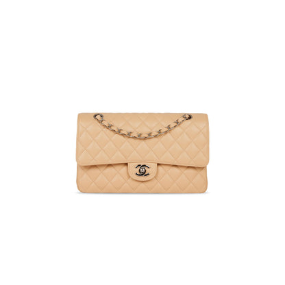 シャネル キャビア キルティング ミディアム クラシック ダブルフラップ 1541024 (25*15*7cm)