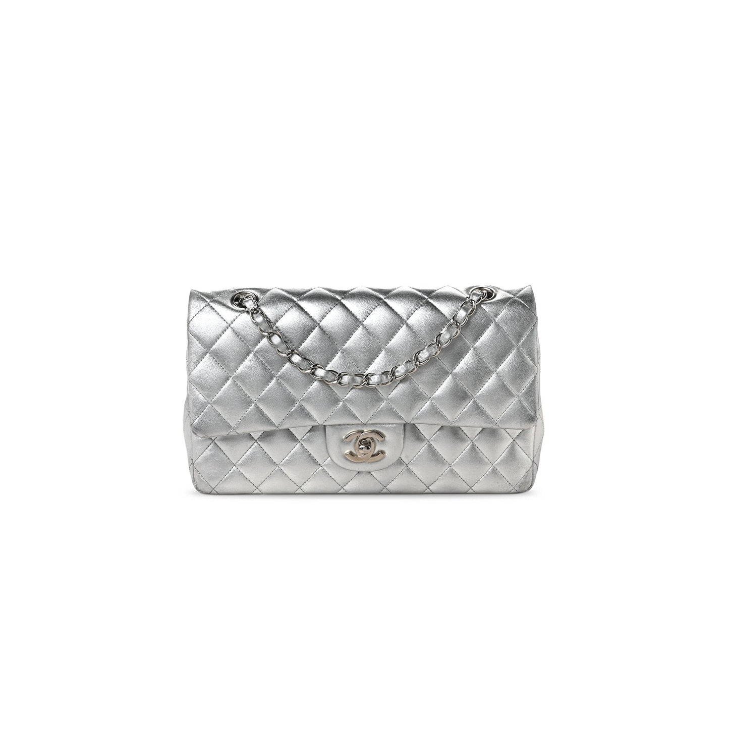 シャネル メタリック ミディアム ダブルフラップ 1109300 (25*15*6cm)