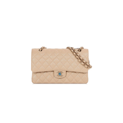 シャネル キャビア キルティング ミディアム クラシック ダブルフラップ 1420102 (25*15*7cm)