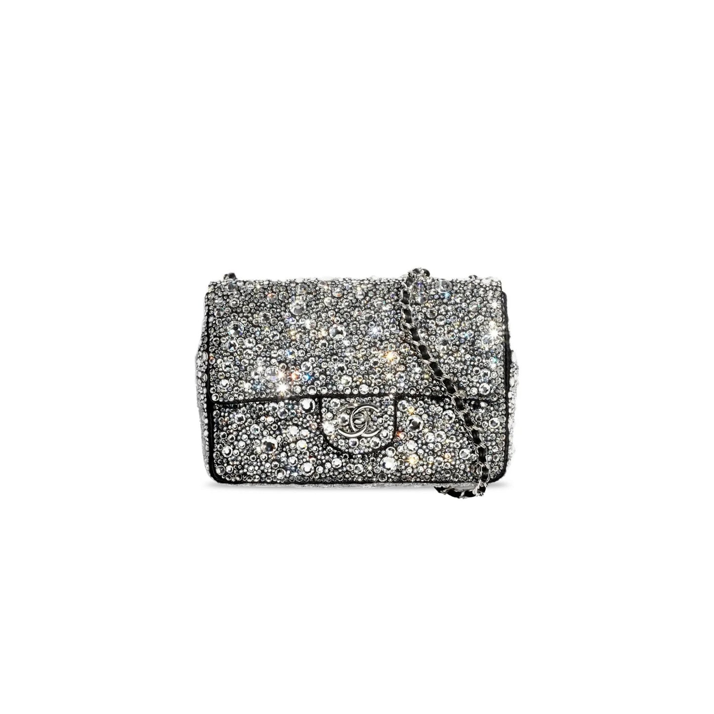 シャネル マスター ミニ フラップバッグ サテンストラス AS4142 (20*13*6cm)