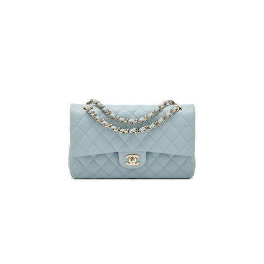 シャネル キャビア キルティング ミディアム ダブルフラップ 1301452 (25*15*7cm)