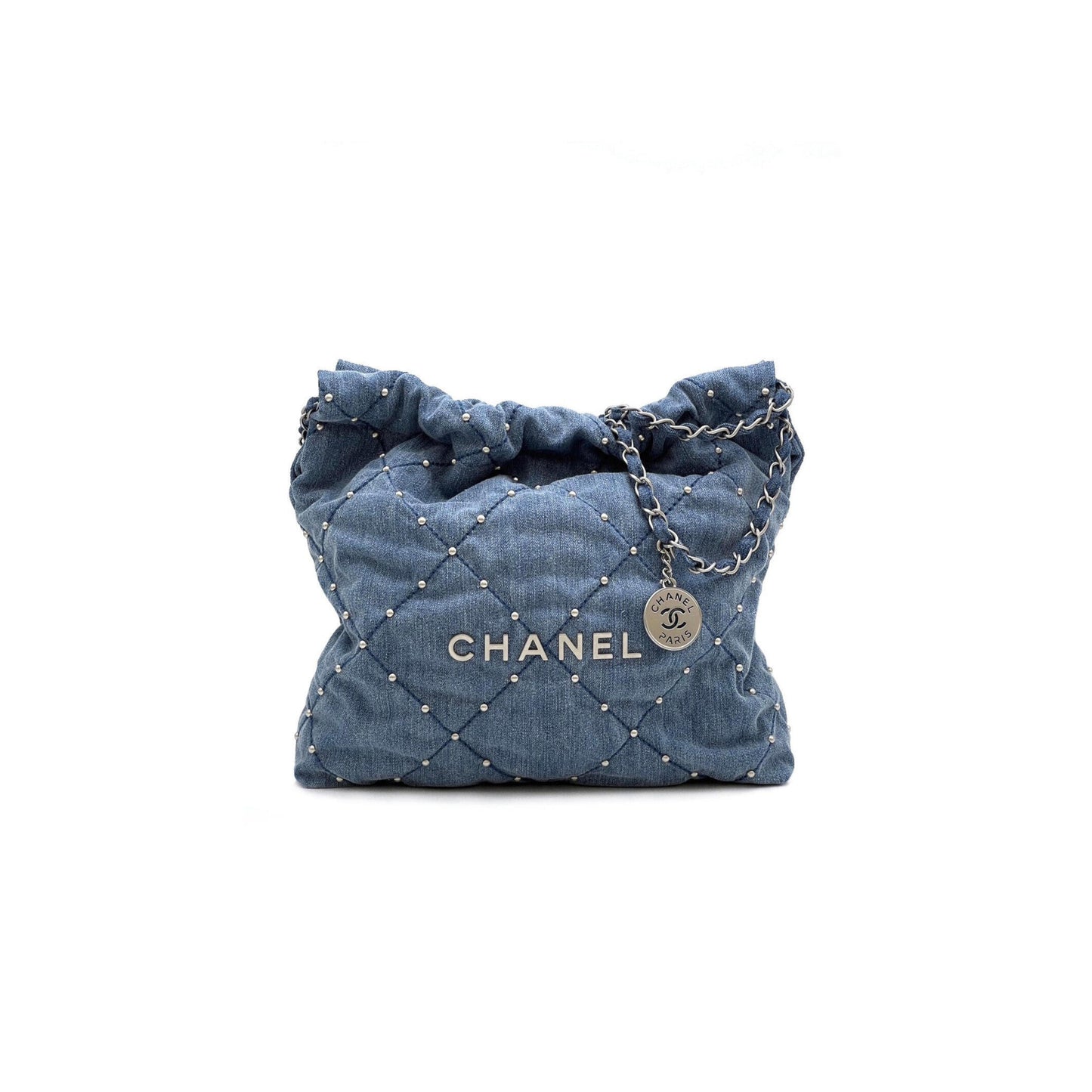 シャネル マスター 22バッグ スモール デニム リベット AS3260 (37*35*7cm)