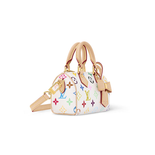 ルイ・ヴィトン 村上 LV X TM ナノ スピーディ M13391 (16*10*7.5cm)