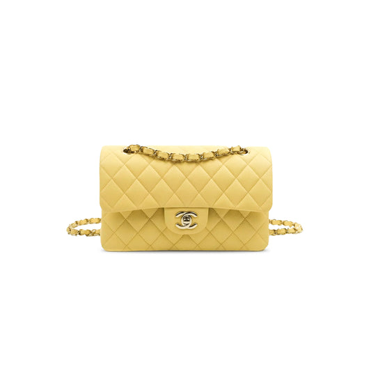 シャネル キャビア キルティング スモール クラシック ダブルフラップ 1004512 (23*14*6cm)