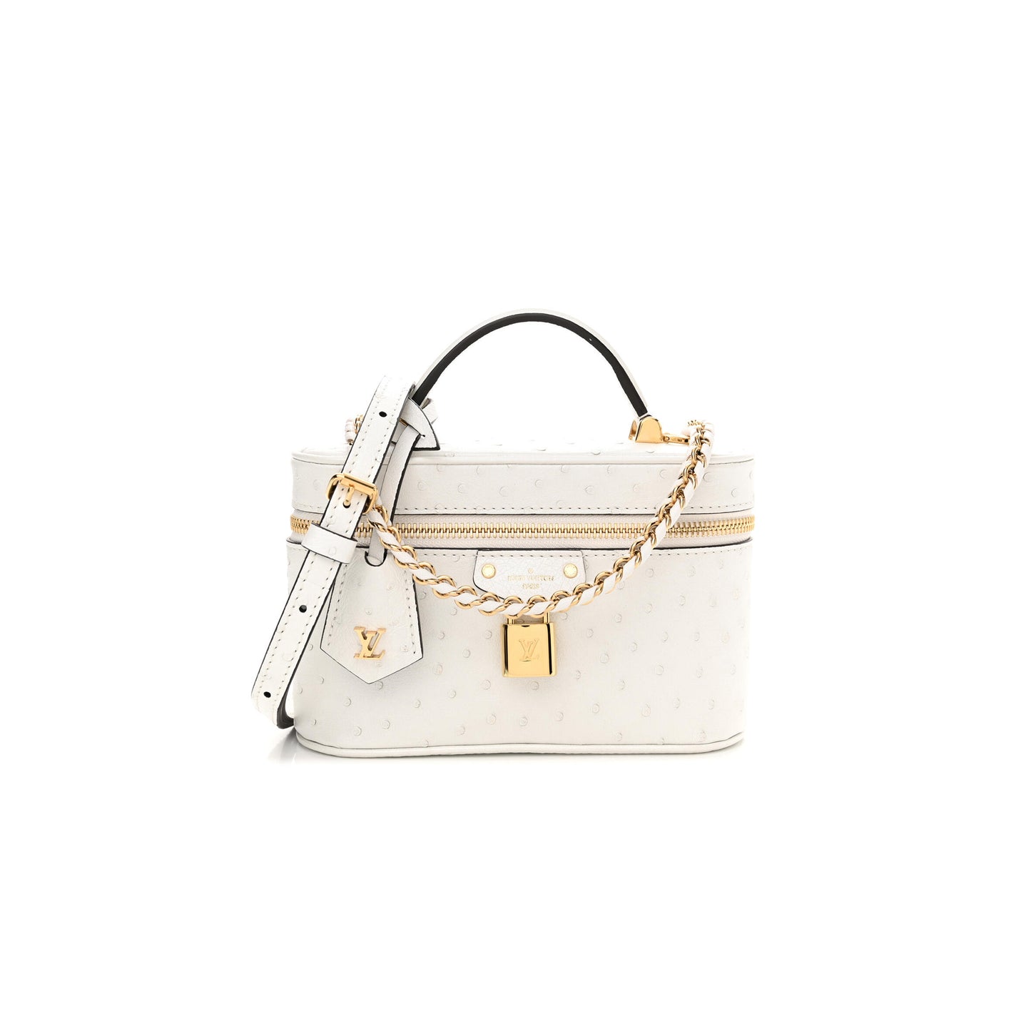 ルイ・ヴィトン オーストリッチ バニティチェーンポーチ M85806 (19×11.5×6.5cm)