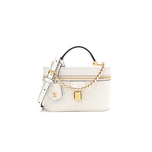 ルイ・ヴィトン オーストリッチ バニティチェーンポーチ M85806 (19×11.5×6.5cm)