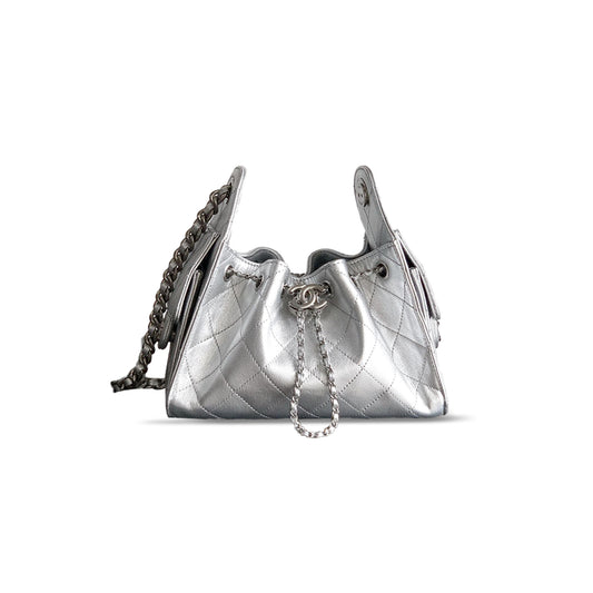 シャネル 25 ミニ ホーボーバッグ グレインカーフスキン AS5631 (22*20*12.5cm)