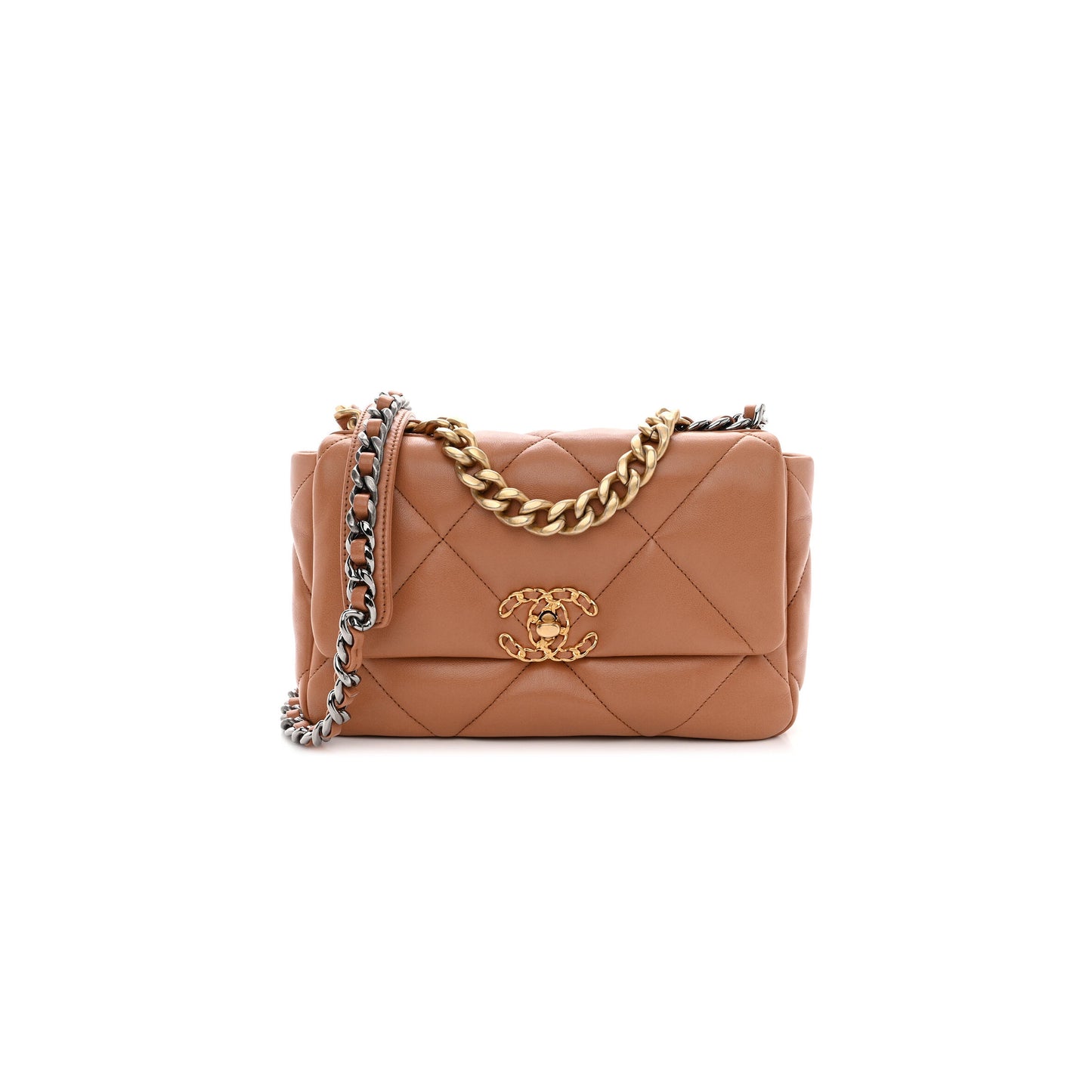 シャネル マスターラムスキン キルティング ミディアム 19 フラップ AS1160 (25*17*8cm)