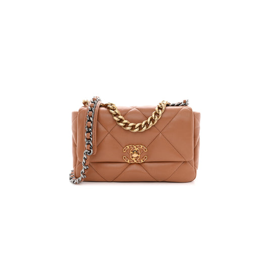 シャネル マスターラムスキン キルティング ミディアム 19 フラップ AS1160 (25*17*8cm)