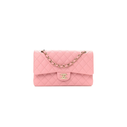 シャネル キャビア キルティング ミディアム ダブルフラップ 1153705 (25*15*6cm)