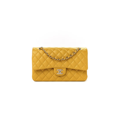 シャネル キャビア キルティング ミディアム ダブルフラップ 1154434 (25*15*7cm)