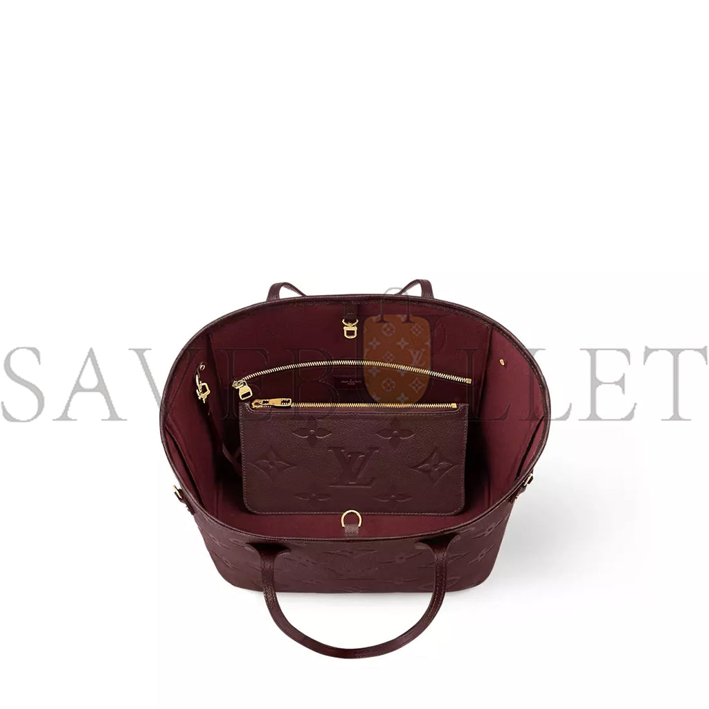 ルイ・ヴィトン ネヴァーフルMM モノグラム・アンプラント レザートートバッグ M45684 (32*29*17cm)