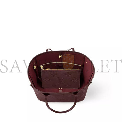 ルイ・ヴィトン ネヴァーフルMM モノグラム・アンプラント レザートートバッグ M45684 (32*29*17cm)