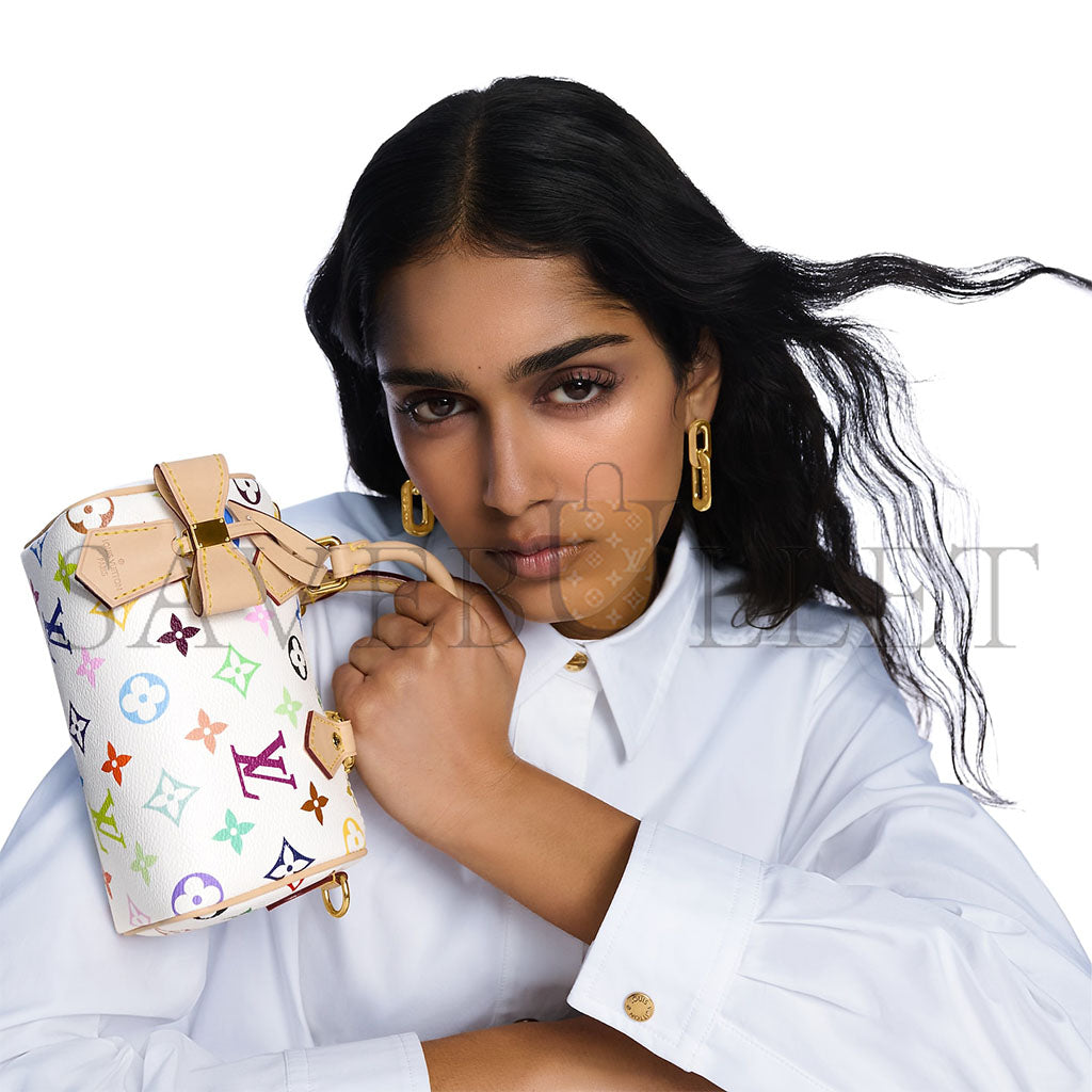 ルイ・ヴィトン 村上 LV X TM ナノ スピーディ M13391 (16*10*7.5cm)