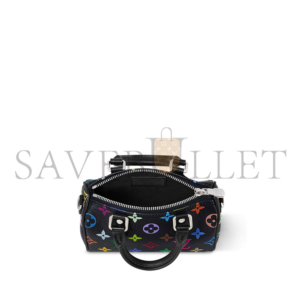 ルイ・ヴィトン 村上 LV X TM ナノ スピーディ M13406 (16*10*7.5cm)