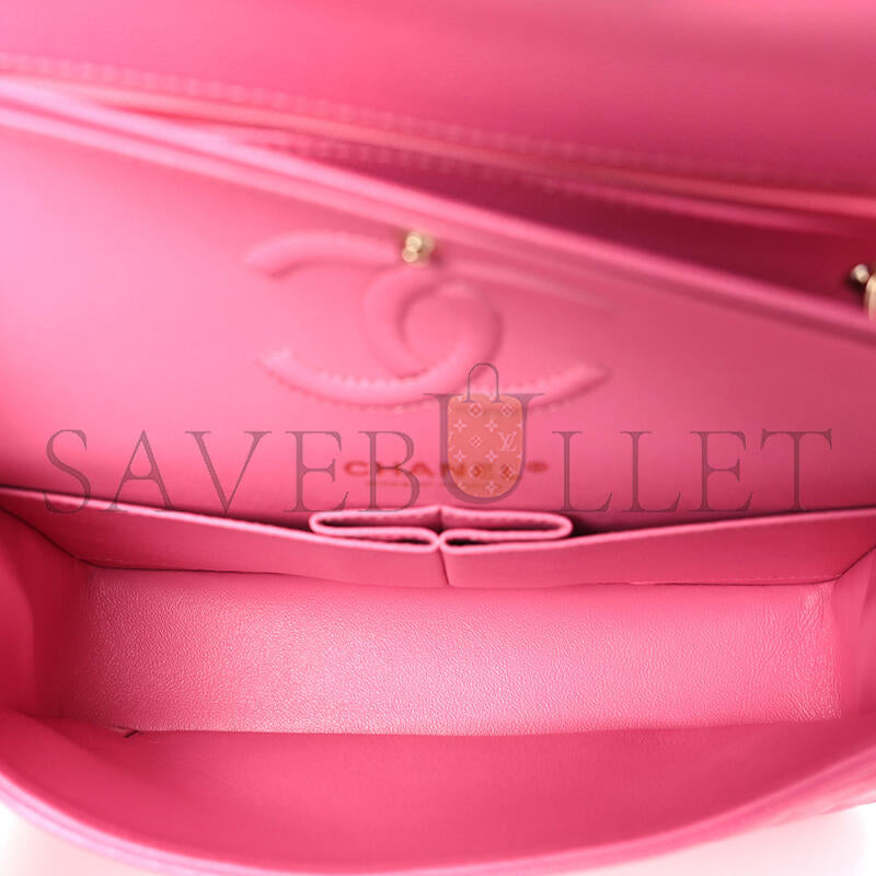 シャネル キャビア キルティング スモール ダブルフラップ 1458294 (23*14.5*6cm)