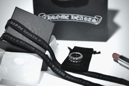 【Chrome Hearts】 男性と女性のためのクロエハートファッションパーソナリティリング
