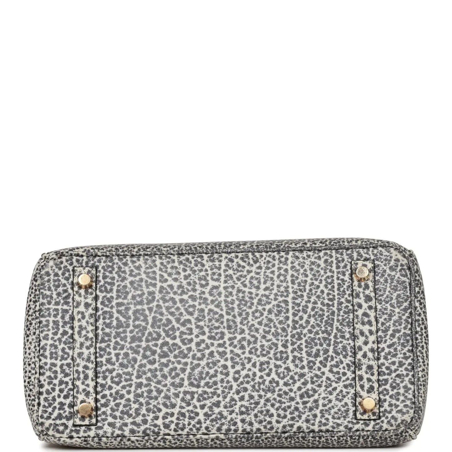 ヴィンテージ エルメス バーキン 30 ホワイト ダルメシアン バッファロー ゴールド金具