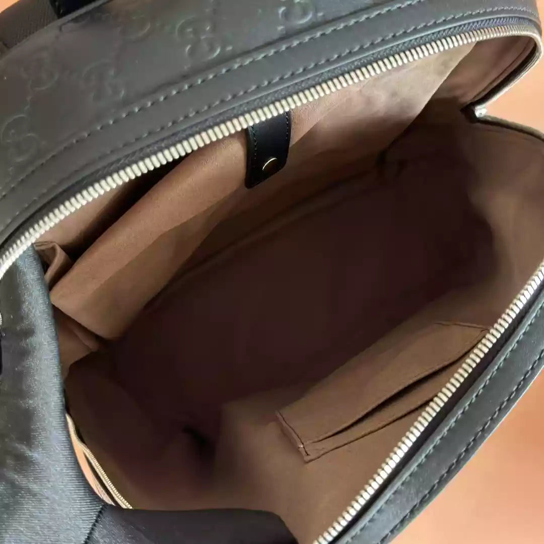 グッチ GGモノグラム ミディアム バックパック ブラック – BG070