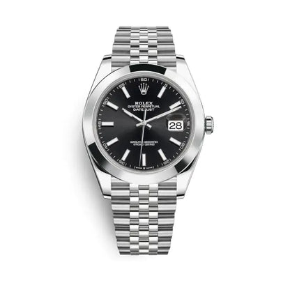 デイトジャスト 41 ウォッチ : オイスタースチール - M126300-0012